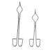 Exceart 2st beaker clamp laboratory terminals Ticker tongs terminals mug brackets chemical deliveries brackets for chemical crucible cremation brackets made of stainless steel steel ceramic