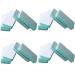 Brensty 20 Pieces Series 2 Ways Nail Art File Buffer Buffer Buffer Block Smooth Manicure Tips Tools