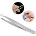 Nose Hair Tweezers Stainless Steel Round Tip Face Hair Remover Eyelash Eyebrow Tweezers Manicure Tackle - Buy Online on GoSupps.com