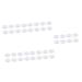 Housoutil 40 Rolls extension belt grid eyelash Protective agent supplies eyes auxiliary tool breathable Fake eyelashes adhesive tape non-woven fabric extend ordinary Hand torn 4X4X2.5CMx5pcs White 02x5pcs