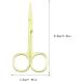 IOIUSKKU Nail Cuticle Nippers Stainless Steel Scissors Eyebrow Trimmer Trimming Tool Plated Gold - Buy Online on GoSupps.com