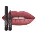 Golden Rose Lip Marker Lip Stain Ultra Long Lasting Natural Finish Water Based with Aloe Vera and Vitamin E (104 Burgundy)