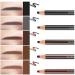Professional Eyebrow Pencil Set - Waterproof Removable Brow Pencils (5 Pack) in Brown Dark Brown Light Brown Black Gray for Flawless Brows - Buy Online on GoSupps.com