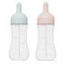 Teogneot Squeeze Bottle 350 ml Pack of 2 Squeeze Bottles with Caps Scale for Ketchup/Mustard/Mayo/Hot Sauces/Olive Oil PP