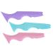 POPETPOP 3pcs Silicone Beauty Ruler Purple Tools Eyeliner Aid Silicone Eyeliner Tool Girl Supplies The Face