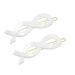 Parcelona French Infinity Ribbon Small 2 1/4 Celluloid French Hair Slides Clips for Women Tige Boule Clasp Girls Side Slide-in Barrette Clip Paris Hair Accessories for Women Strong Hold No Slip Grip Fashion Durable Styl...
