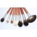 28 Wooden Handle Makeup Brushes Set | Professional Eyelash Volume Brush for Flawless Makeup Application International Shipping Available - Buy Online on GoSupps.com