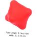 Healeeved 3ST Slow Hand Spiky Massage Tool - Muscle Rehabilitation & Hand Trainer - Decompression Yoga Massage - 3 Red Lacrosse Balls 6x6cm - Foot Peanut Massager - Buy Online on GoSupps.com