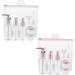 POPETPOP 3 Sets Portable Cosmetic Bottle Cosmetics Toiletries Sample Containers Kits Cosmetic Containers Clear Container Cosmetic Storage Bottle Lotion Pink Travel - Buy Online on GoSupps.com