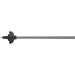Fischer Nordic Skiing Lightweight Diamond ALC Grey/Asphalt Poles 125 cm | High-Performance - Buy Online on GoSupps.com