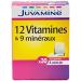 JUVAMINE - 12 Vitamins & 9 Minerals - Vitamins C B2 B3 B6 B9 and Magnesium - Helps reduce fatigue - 30 Swallow Tablets - 30 Day Program - Buy Online on GoSupps.com