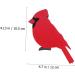 LIFKICH 2pcs Ornaments Woodpecker Garden Ornament Wood Craft Bird Adornment Scene Adornment Hanging Bird Pendant Birds Crafts Tree Home Bird Decor Home Decor Wooden House Red Christmas - Buy Online on GoSupps.com