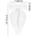 Black Hair Bows for Women White Big Ribbons for Hair Barrettes for Girls Hair Clips for Kids Bowknot Hair Accessories for Thick Fine Hair Stuff for Teenagers Long French Bow Hair Clip for Women Girls - Buy Online on GoSupps.com