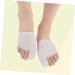 Gel Toe Separator - 1 Pair Toe Spacer for Ingrown Toenails & Big Toe Splint - White Eversion Support - Buy Online on GoSupps.com