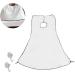 Beard Catcher Beard Trimming Apron | Mess-Free Beard Styling Bib for Men - White - Buy Online on GoSupps.com