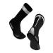 ZONE3 Neoprene Swim Socks Black/Reflective Silver Medium