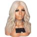 Sunnybluee Charisma Short Body Wave Heat Resistant Wigs Synthetic Lace Front Wig 14 Inch Middle Part Gluess Wigs for Women 0809