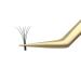 Emeda Gold Volume Tweezers - Precision Curved Pointed Stainless Steel Eyelash Extension Tweezers for 3D-6D Volume - Perfect for False Lash Applications - Buy Online on GoSupps.com