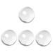 Gatuida 4 pieces crystal fitness ball massage balls from jade meditation sphere Chinese health balls hand fitness balls mini-crystal balls practice white crystal sport ornaments older