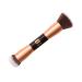 minkissy Highlighter Makeup 1pc Double-ended Makeup Brush Round Brushes Cream Professional Makeup Brush Creative Beauty Brush Face Concealer Powder Brush Makeup Blush Wooden Brush Miss