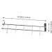 Baluue Wardrobe Hanger Stainless Steel Hooks Wall Clothes Hanger Door Back Hook Tables and Chairs - Buy Online on GoSupps.com