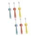 Healvian 6 Stk Wanmao Children's toothbrush Household Children's toothbrush toothbrush for children children's toothbrushes U-shape children's accessories ergonomic handle pp soft fur products for children travel