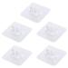 Kobeleen toothbrush holder Transparent hook plugs of hygienic stand shaving racks for razor self -adhesive hooks for bathrooms