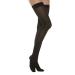 Relaxsan Basic 970 (Black 4/XL) compression stockings for women with silicone band 22-27 mmHg support stockings 280 den XL Black