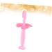 Minkissy Silicone Bristle Toothbrush for Kids All-Round Oral Care Training Toothbrush (Pink) 1 Pack - Buy Online on GoSupps.com