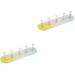 FOMIYES 2 Sets Nail Practice Holder Fake Nails Decor Beauty Nail Stands Convenient Nail Holders Slate Garden Labels Nail Racks for Nail Painting Nail Holders for Nail Art Fixture