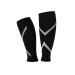 Mobestech Compression Socks - Calf Sleeves for Football & Night Runs | Large Black - Buy Online on GoSupps.com