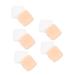Square Tool 10pcs Square Puff Ribbon Powder Puff Blenders Face Makeup Foundation Face Tools Miniture Decoration Portable Facial Makeup Pads Cosmetics Puffs Foundation Puff Flannel