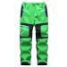 Hiheart Boys Girls Waterproof Softshell Hiking Pants Outdoor Snow Warm Trousers 7-8 Years Green