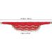 Womens Belly Dance Hip Scarf & Chiffon Towel - Red Coin Belt Costume with Sequins | International Shipping - Buy Online on GoSupps.com