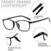 Suertree Blue Light Filter Reading Glasses 3 Pack | Computer Glasses PC Gaming UV Protection | 1.5x & +1.5 Dioptria | Black 3PC for Men - Buy Online on GoSupps.com