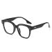 Zhuyiqz Large robust reading glasses anti-blue light computer reader square flat light level anti-UV presbyopia glasses (color: C5 size: +200) +200 C5