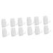 Doitool 12 Pick Hook Insert Shaving brush holder Bathroom Razor hanging razor hook hangers razor wall hooks razor wall hangers shaving stand wall holding white ABS plugs