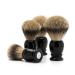 MHLE Classic Silvertip Badger Shaving Brush - Large Black - Buy Online on GoSupps.com