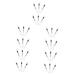 FOMIYES 30 Pcs Silicone Lip Brush Silicone Lip Brush Silicone Lip Applicator Brush Silicone Makeup Applicator Beauty Kit Ladies Suits Girl Miss Lipstick Brush