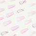 Foccna Coffin Valentine's Day Press on Nails - Pink Rhinestone Medium Long False Nails for Women - Acrylic Matte Full Cover Manicure Decoration - Buy Online on GoSupps.com