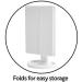 Buy From TV Trifold Makeup Mirror with LED Lights - Portable Vanity Mirror with 10x Magnification - Dimmable Lighted Mirror for Makeup and Grooming - Buy Online on GoSupps.com