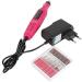 Electric Nail Drill Machine Electric Nail Polishing Machine Finger Toe Nail Care Nail Polish Tool Nails Manicure Pedicure Polishing Shape Tools Kit for Home Salon Use rose red - Buy Online on GoSupps.com