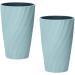 Cabilock 2pcs Portable Toothbrush Cup Set - Light Blue Travel Gargle Cup & Holder for Home & Travel | International Shipping Available - Buy Online on GoSupps.com
