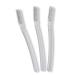 Alxbsone 3 pieces of eyebrow shaver trimmer Face hair remover eyebrow razor eyebrow trimmer portable size (transparent)