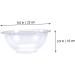 MAGICLULU 1pc Lace Washbasin Washing Basin Fashion Washbasin Dormitory Basin Bathroom Supply Compact Wash Basin Sturdy Washbasin Portable Washbasin Lace Wash Basin Clear Wash Basin - Buy Online on GoSupps.com