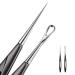 2 Pack Pimple Popper Tool Blackhead and Blemish Remover Extraction Tools for Estheticians Professional Pore Extractor Tools for Nose & Face