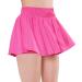 Girls 2 in 1 Flowy Athletic Shorts with Pockets Butterfly Running Workout Fitness Elastic Waist Sports Shorts for Kids Rose Red 8 Years