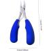 kawehiop Stainless Steel Nail Trimmer Women Men Adults Safety Pedicure Tool Salon Personal Care Household Travel Accessories Blue - Buy Online on GoSupps.com