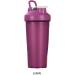 Bouteille Shaker l gante avec Boules Shaker pour Les Amateurs de Fitness Tasse d'eau en Poudre de prot ines Portable PP Violet - Buy Online on GoSupps.com