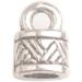 100PCS Antiqued Silver Metal Cord End Caps for Leather Art - ChangJin One Box - Buy Online on GoSupps.com